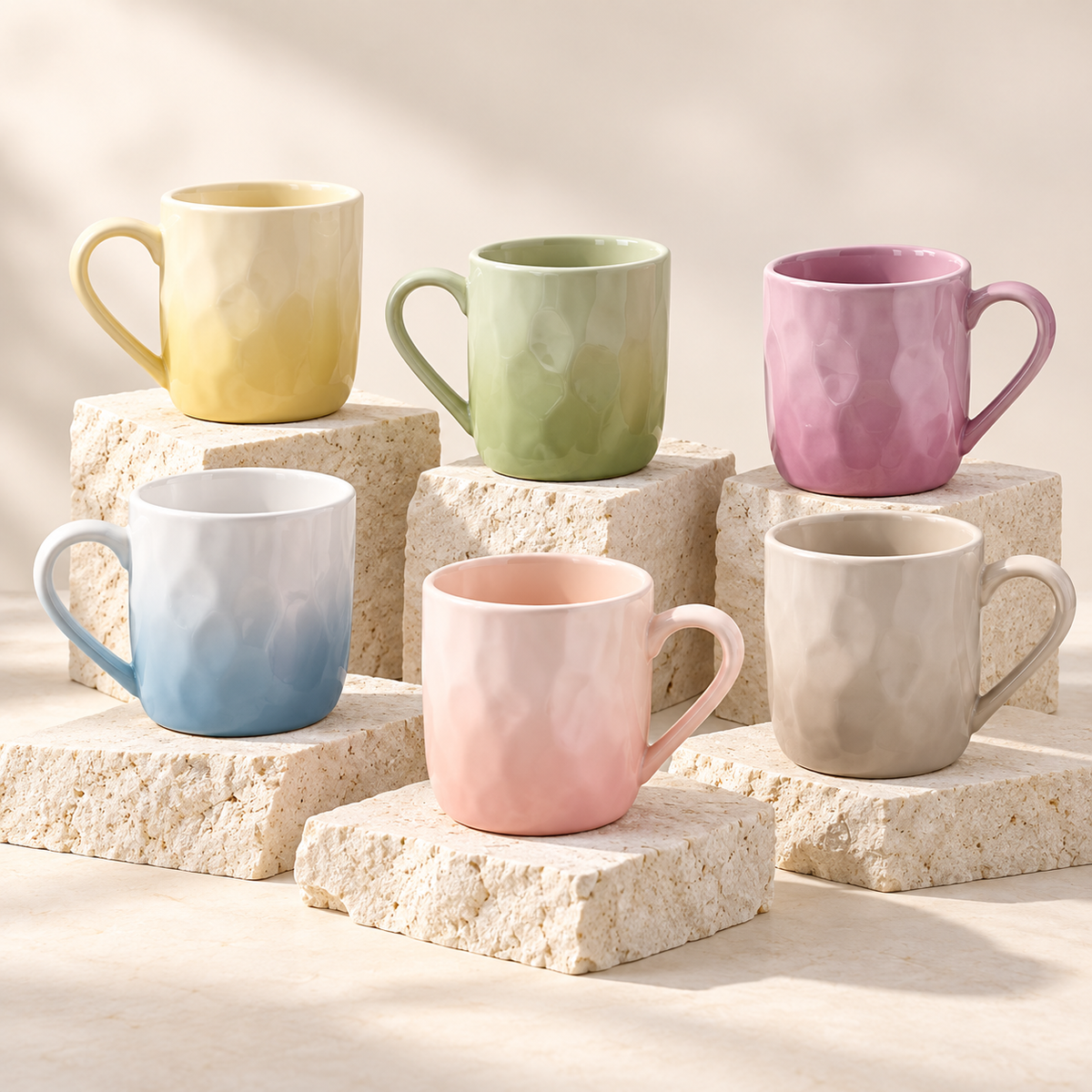 Dwellzaro Porcelain Mug Set