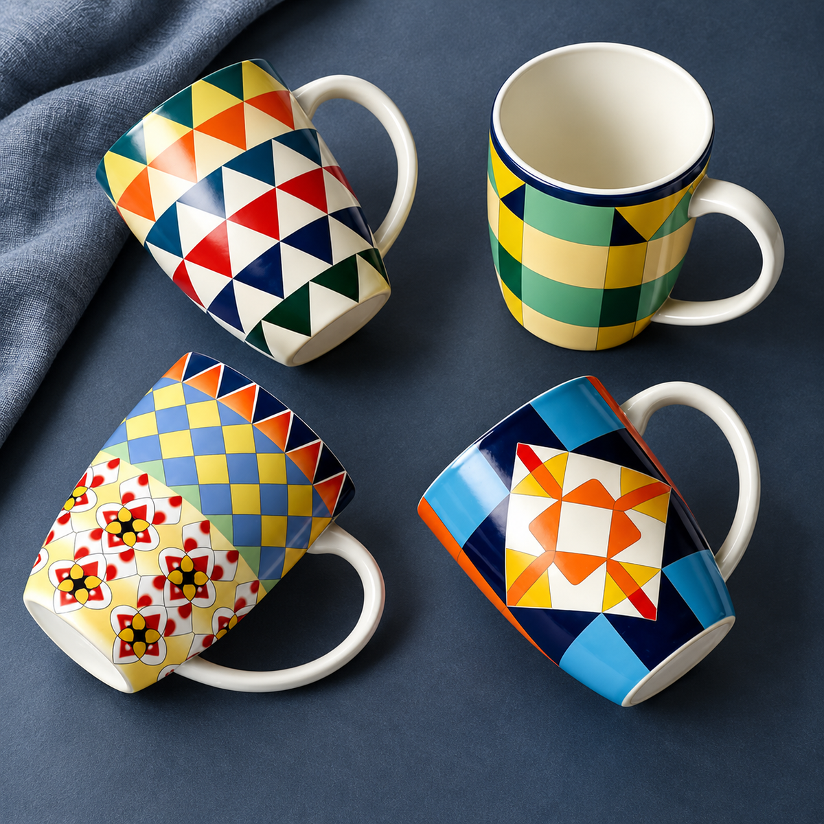 Dwellzaro Boho Ceramic Mugs