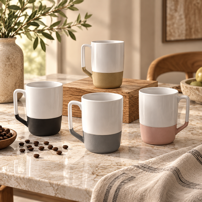 Dwellzaro Ceramic Mug Set